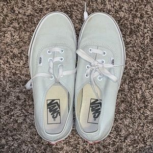 Light bluish green vans